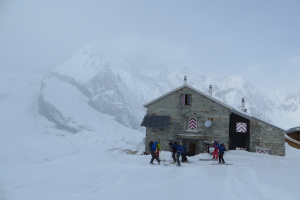 Sortie cabane du Grand Mountet