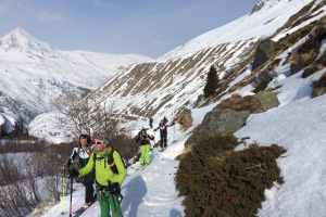 Sortie peaux de phoque cabane du VELAN